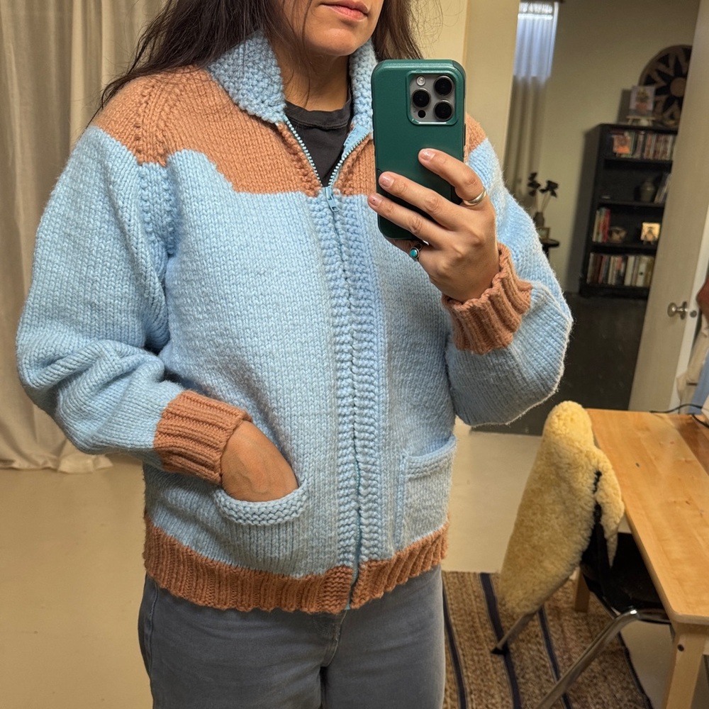 Vintage cowichan sweater